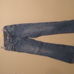 Justice Premium Jeans Girls Size 7s Simply Low, Flare Bottoms